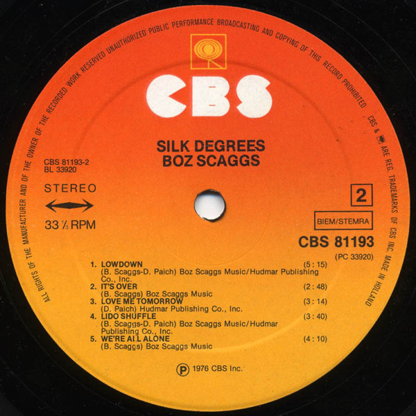 Boz Scaggs - Silk Degrees - Afbeelding 4