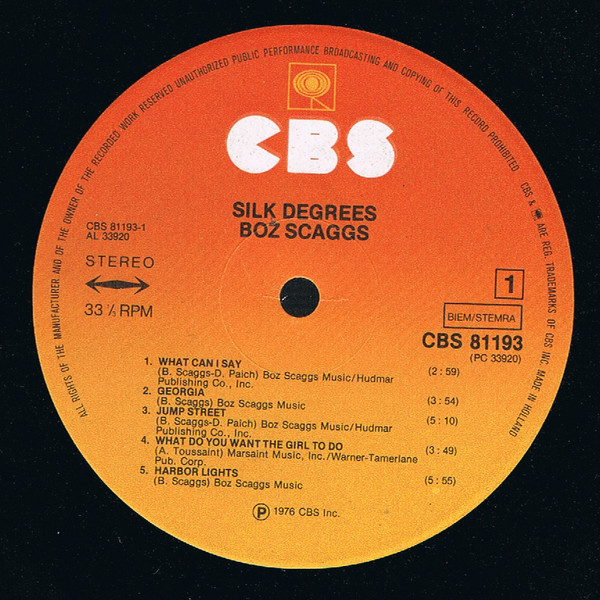 Boz Scaggs - Silk Degrees - Afbeelding 3