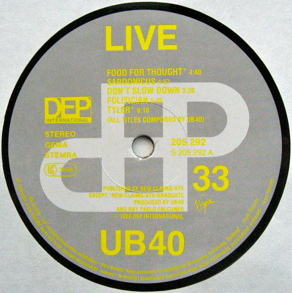 UB40 - Live - Afbeelding 3