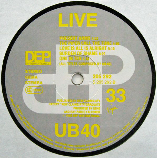 UB40 - Live - Afbeelding 4