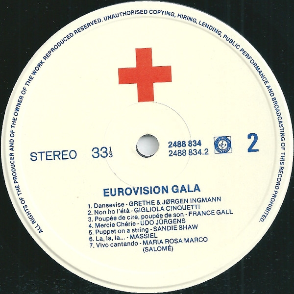 Various – Eurovisions Gala, 29 Sieger, 29 Welterfolge (2lp) - Afbeelding 6