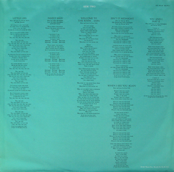 Fleetwood Mac – Tango In The Night - Afbeelding 5