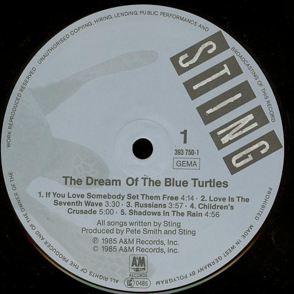 Sting – The Dream Of The Blue Turtles - Afbeelding 3