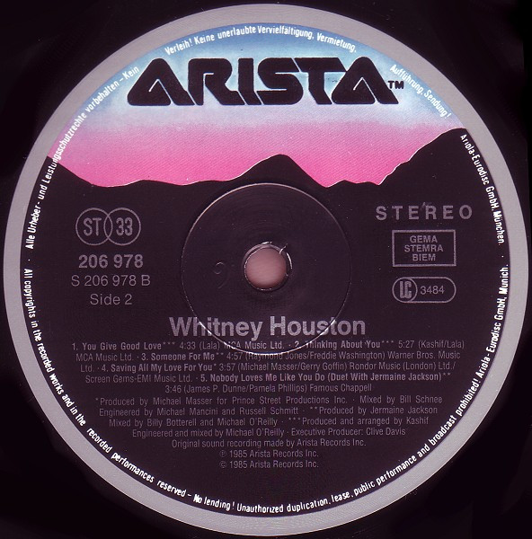 Whitney Houston - Whitney Houston - Afbeelding 4