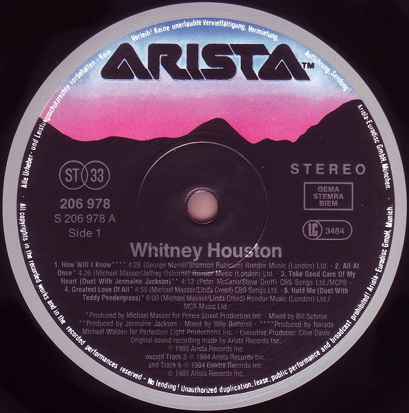 Whitney Houston - Whitney Houston - Afbeelding 3
