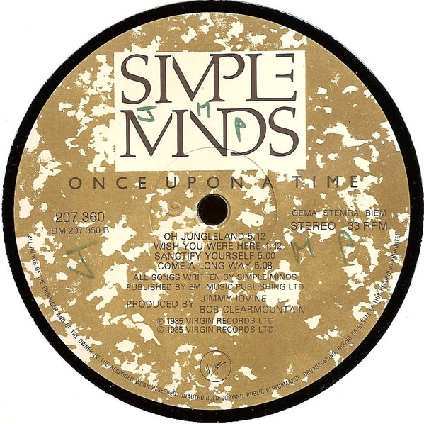 Simple Minds – Once Upon A Time - Afbeelding 2