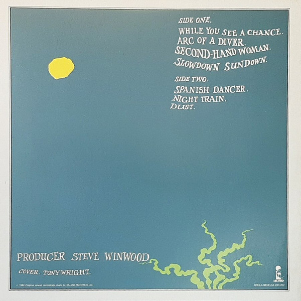 Steve Winwood – Arc Of A Diver - Afbeelding 2