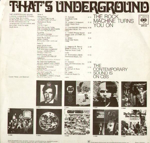 Various – That's Underground / The Rock Machine Turns You On (coloured) - Afbeelding 2