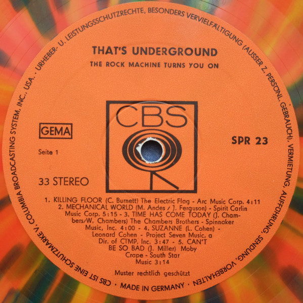 Various – That's Underground / The Rock Machine Turns You On (coloured) - Afbeelding 3