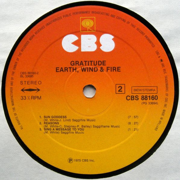 Earth, Wind & Fire – Gratitude (2lp) - Afbeelding 6