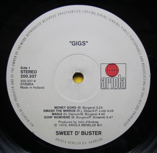 Sweet d'Buster – Gigs - Afbeelding 3