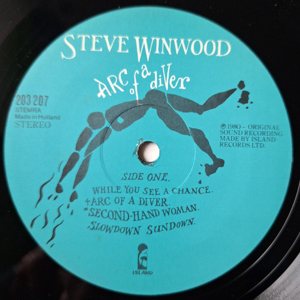 Steve Winwood – Arc Of A Diver - Afbeelding 3