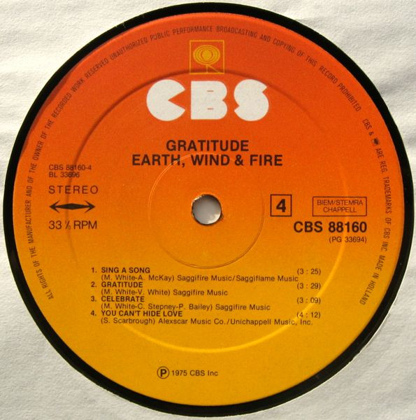 Earth, Wind & Fire – Gratitude (2lp) - Afbeelding 8