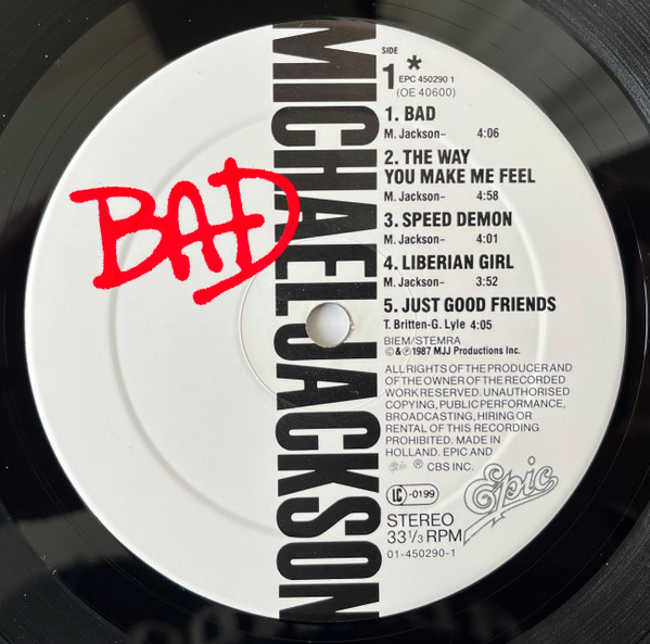 Michael Jackson – Bad - Afbeelding 4