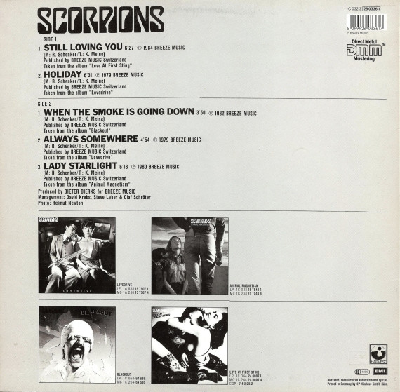 Scorpions – Gold Ballads (mini-lp) - Afbeelding 2