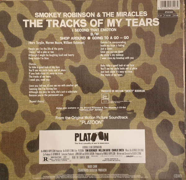 Smokey Robinson & The Miracles – The Tracks Of My Tears (12") - Afbeelding 2