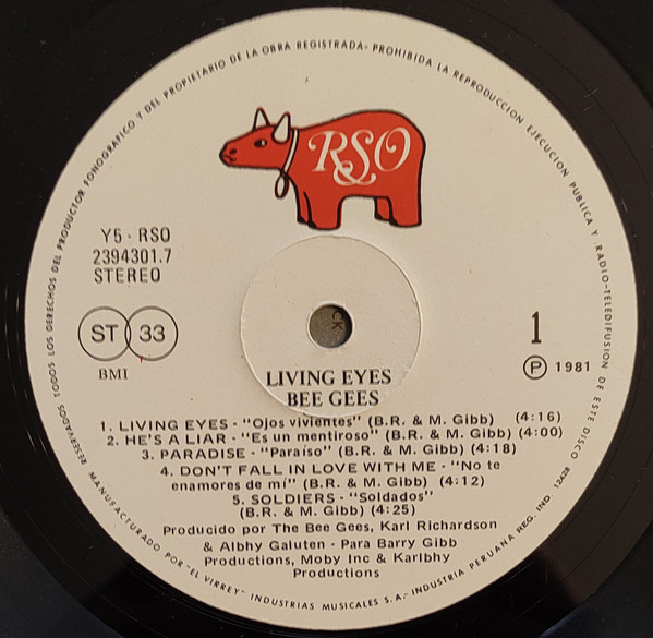 Bee Gees – Living Eyes - Afbeelding 4