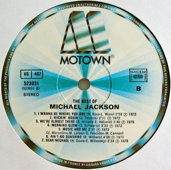 Michael Jackson – The Best Of Michael Jackson - The Motown Years - Afbeelding 4
