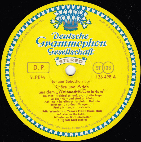 Johann Sebastian Bach - Weihnachts-Oratorium (Chöre Und Arien) - Afbeelding 3
