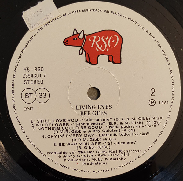 Bee Gees – Living Eyes - Afbeelding 5