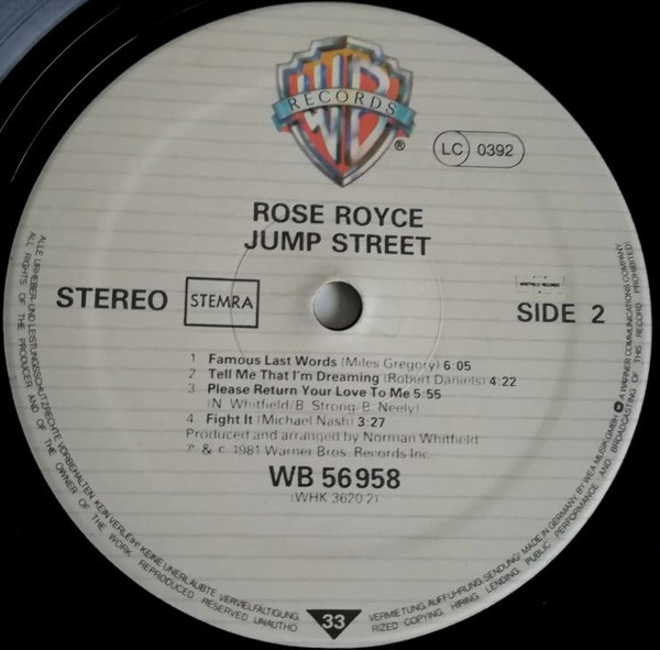 Rose Royce – Jump Street - Afbeelding 4