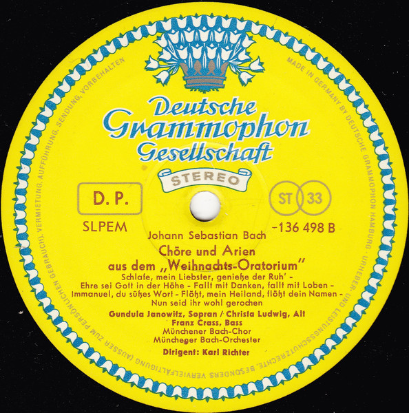 Johann Sebastian Bach - Weihnachts-Oratorium (Chöre Und Arien) - Afbeelding 4