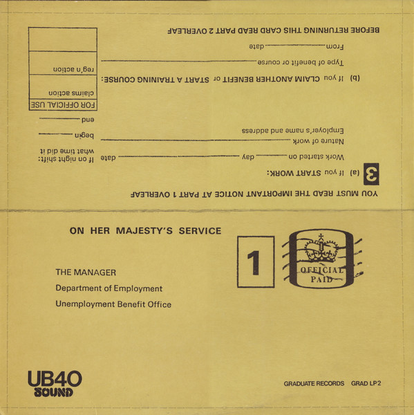 UB40 – Signing Off (lp + 12") - Afbeelding 2