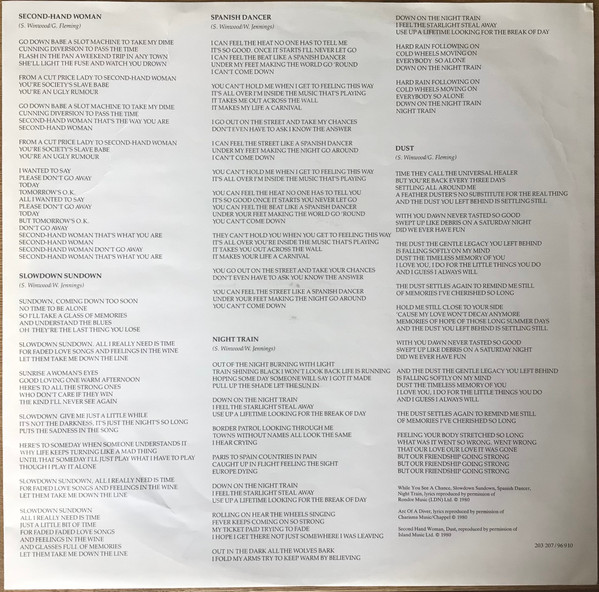 Steve Winwood – Arc Of A Diver - Afbeelding 6