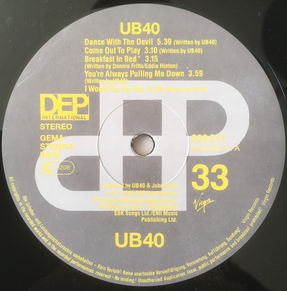 UB40 – UB40 - Afbeelding 3