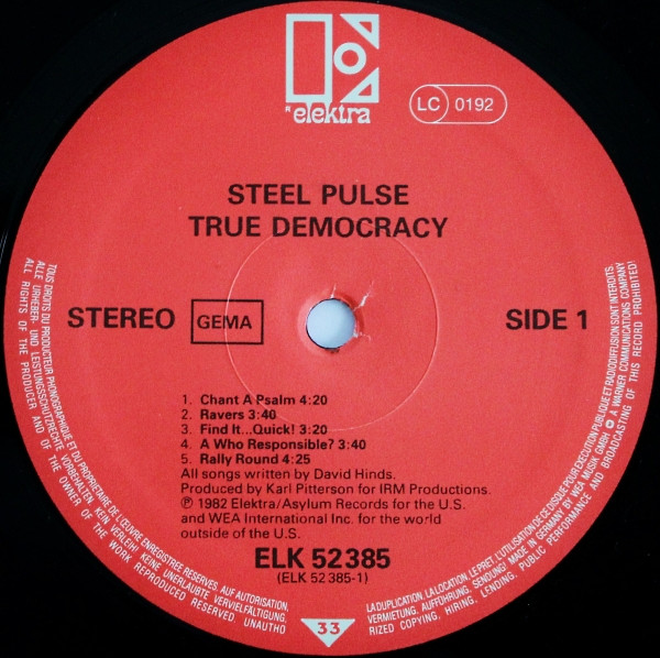 Steel Pulse – True Democracy - Afbeelding 3