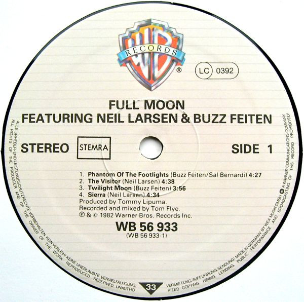 Full Moon Featuring Neil Larsen & Buzz Feiten – Full Moon - Afbeelding 3