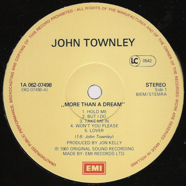 John Townley – More Than A Dream - Afbeelding 3