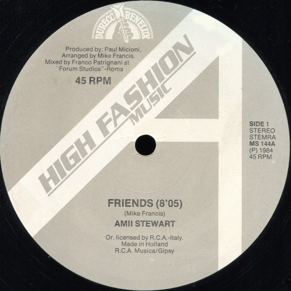 Amii Stewart – Friends (12") - Afbeelding 3