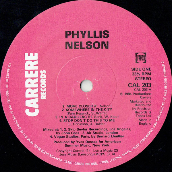 Phyllis Nelson – Move Closer - Afbeelding 3