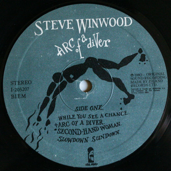 Steve Winwood – Arc Of A Diver - Afbeelding 3