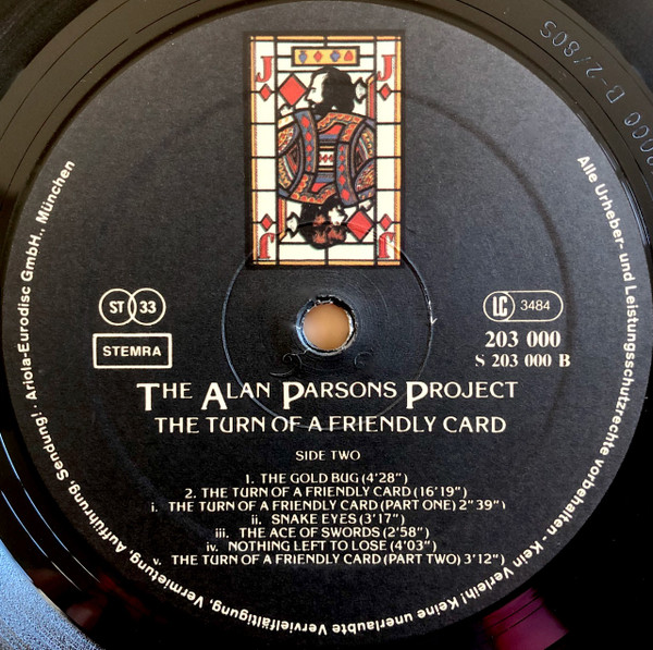 The Alan Parsons Project – The Turn Of A Friendly Card - Afbeelding 4