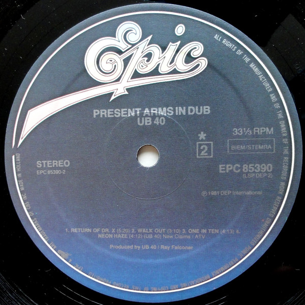 UB40 – Present Arms In Dub - Afbeelding 4
