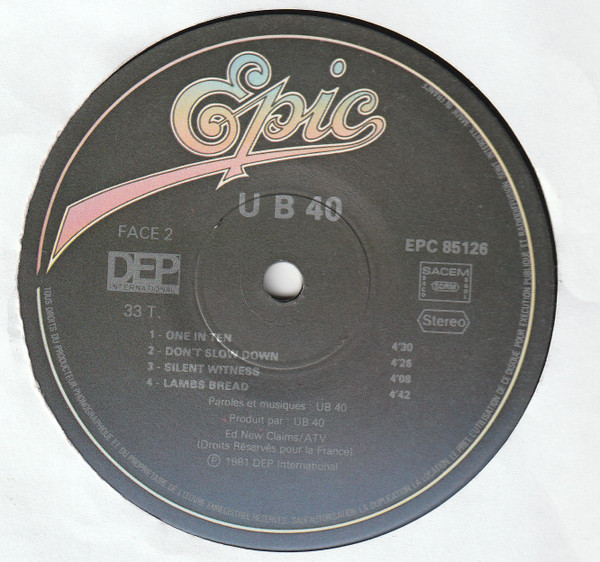 UB40 – Present Arm (lp) - Afbeelding 4