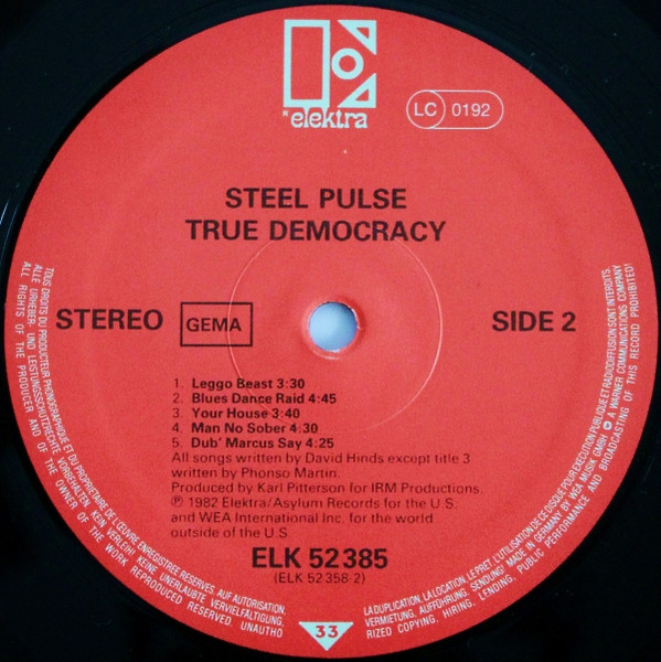Steel Pulse – True Democracy - Afbeelding 4