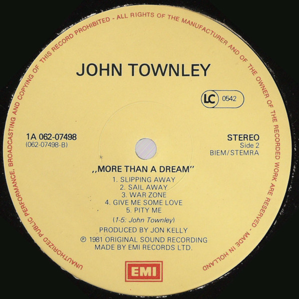John Townley – More Than A Dream - Afbeelding 4