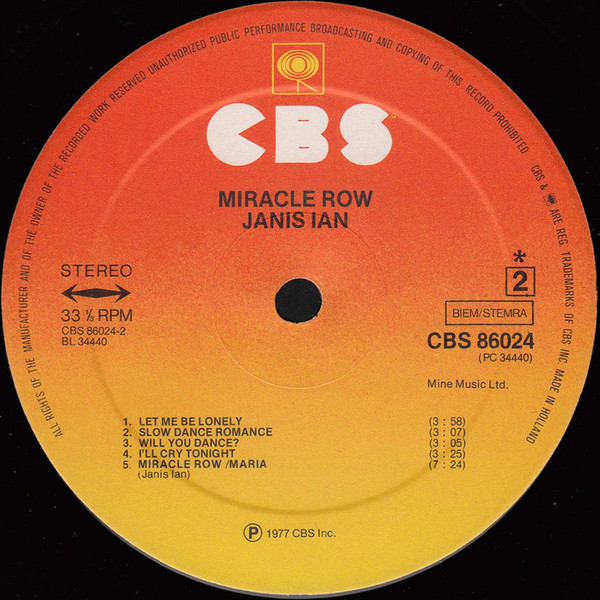 Janis Ian - Miracle Row - Afbeelding 6