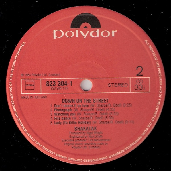 Shakatak – Down On The Street - Afbeelding 4