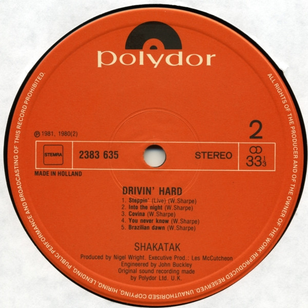 Shakatak – Drivin' Hard - Afbeelding 4