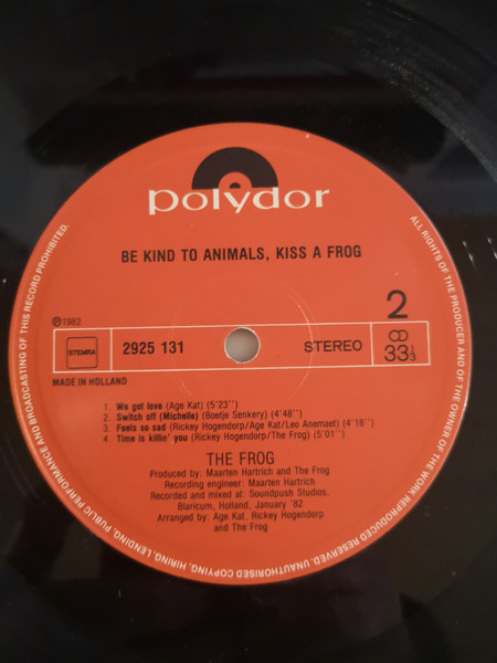 The Frog – Be Kind To Animals Kiss A Frog - Afbeelding 4