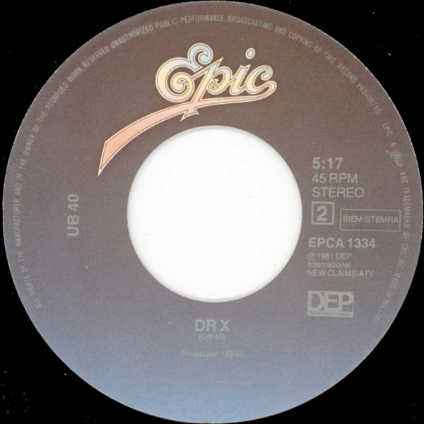UB40 – Present Arms (lp+7") - Afbeelding 8