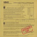 UB40 – Signing Off   (lp + 12")