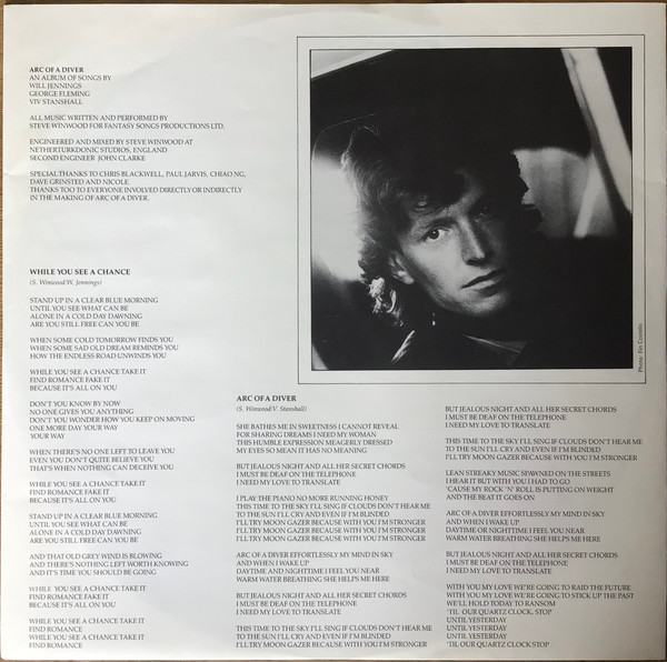 Steve Winwood – Arc Of A Diver - Afbeelding 5